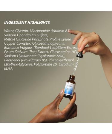 No Needle Plumping Serum - Hyaluronic Acid Anti-Aging Face Serum for Fine Lines & Wrinkles | Niacinamide 1 FL Oz - Professional Grade Skincare - Buy Online on GoSupps.com