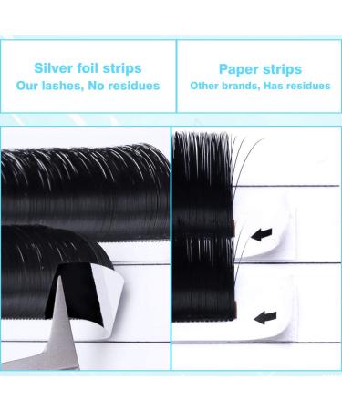 Self-Flee Eyelashes | Volume Eyelash Extensions | Easy Fan Lashes 0.07mm | Black Tray (16-22) - International Shipping - Buy Online on GoSupps.com