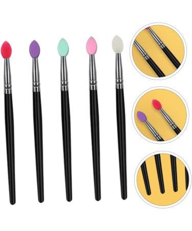 Balacoo 5pcs Eye Shadow Brush Flat Makeup Brush Eye Smudger Brush Eyeshadow Sponge Tool Brush - Buy Online on GoSupps.com