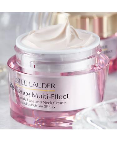 Est e Lauder Resilience Multi-Effect Tri-Peptide Face and Neck Cream Moisturizer SPF 15 for Normal/Combination Skin | Plumping & Anti-Aging 2.5 Ounce - Buy Online on GoSupps.com