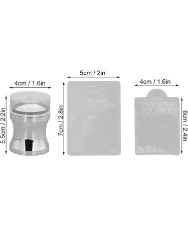 Nail Stamper Silicone Nail Stamper Transparent DIY for Nail Salon for Home - Buy Online on GoSupps.com