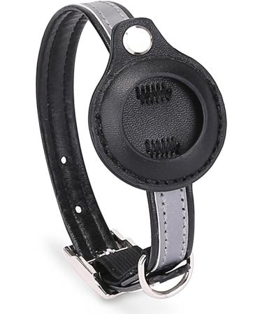 Kocnydey Reflective Airtag Cat Collar - Adjustable Anti-Wing Collar for Cats & Small Dogs (Black XS 19-26cm) | Apple AirTag Compatible - Buy Online on GoSupps.com