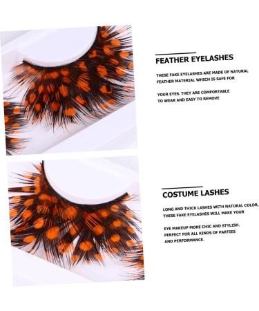 minkissy 2 Pairs False Eyelashes Cross False Eyelashes False Lashes Full Volume Fake Eyelashe Long Extension Eyeslash Strip Eyelashes Halloween Party Eyelashes Christmas 3d - Buy Online on GoSupps.com