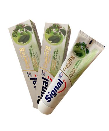 2X Signal Herbal toothpaste Gum care Reinforces & protects gum infused with sage and thyme oils 100 ml