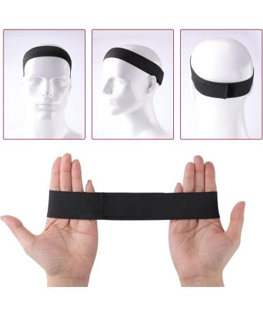 Savita 2pcs Black Elastic Bands for Wigs | Lace Wig Grip Band with Edge Brush - Elastic Wig Strap for Secure Fit - Buy Online on GoSupps.com
