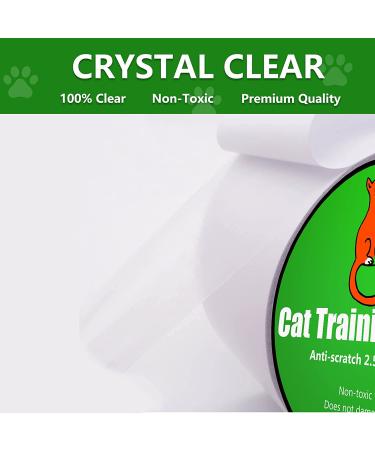 Jxselect Anti Scratch Cat Training Tape XL - Furniture Protector for Cats - Clear Double Sided Tape - 8 Pieces - Buy Online on GoSupps.com