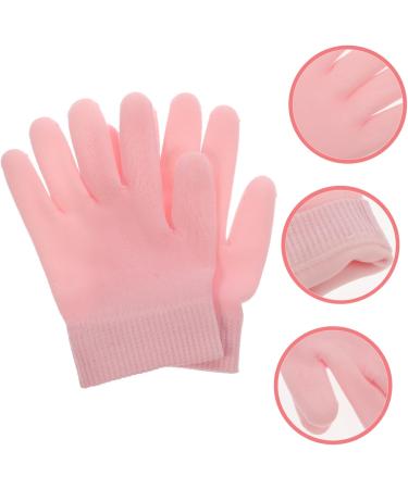 minkissy 1paire Hydratants Gel Pour Soins Des Mains Soins Sans Rin age Confortables Et lastiques Id aux Pour Peau Douce Rose 21.5*11cm - Buy Online on GoSupps.com