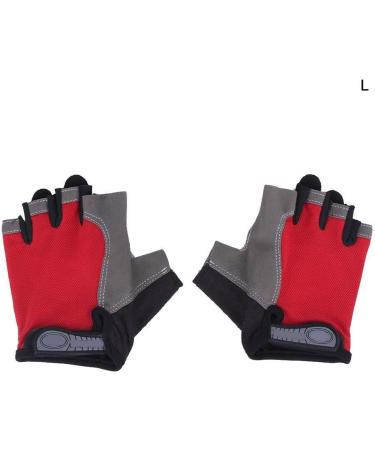 Anti-Slip Half-Finger Cycling Gloves | Wear-Resistant Outdoor Exercise Gloves | Size L - Buy Online on GoSupps.com