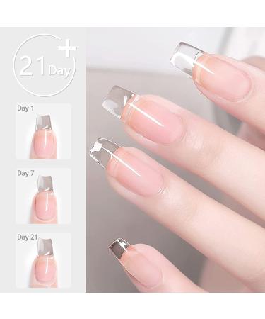 Lofuanna Dip Powder Nail Kit Starter - Clear Nail Dipping Powder Set for French Nail Art Manicure at Home or Salon - No UV/LED Needed - Buy Online on GoSupps.com