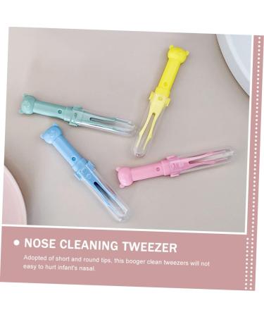 Healeved 10pcs Baby Nasal Booger Clip & Ear Cleaning Tools Set - Safe Round Nose Tweezers for Nursing Care - Buy Online on GoSupps.com