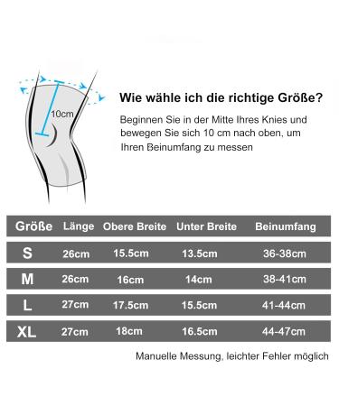 Adjustable Knee Support - 2 Piece Sports Knee Sleeve for Men & Women | Relieves Pain from Meniscal Tear Arthritis & Tendon Inflammation - Ideal for Running Climbing & Weightlifting (Black L) - Buy Online on GoSupps.com