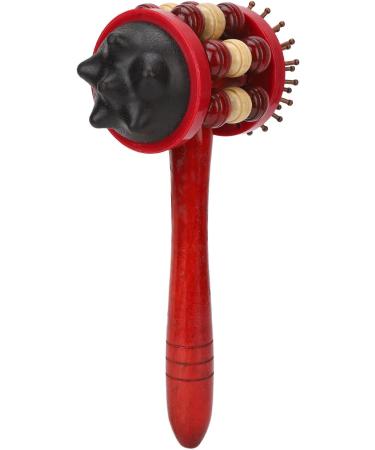 Manual Massage Hammer | Fascia Massage Roller for Trigger Points | Double Size Head & Back Massager for Home & Office Relief - Buy Online on GoSupps.com