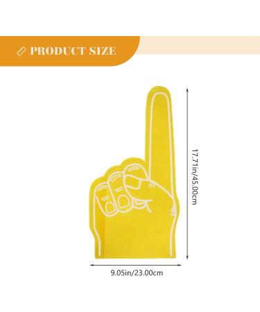 BESPORTBLE 3Pcs Foam Finger Hand Cheerleading Noise Maker Set - Perfect for Sporting Events and Party Favors - Buy Online on GoSupps.com