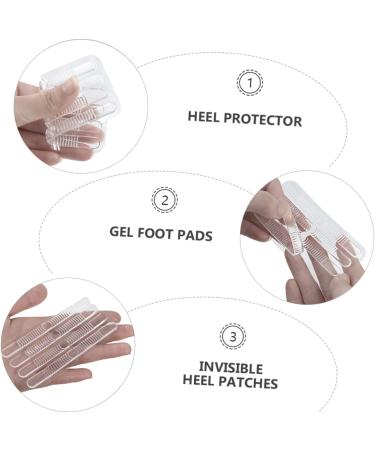 FOMIYES Anti-Wear Stickers & Heel Cushions - Durable Shoe Laces & Gel Foot Pads for High Heels - Invisible Silicone Heel Protectors for Women - Buy Online on GoSupps.com