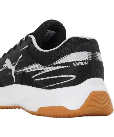 PUMA Men's Varion II Indoor Sneakers - 40.5 EU Black Gray Yellow Blaze - International Shipping Available - Buy Online on GoSupps.com