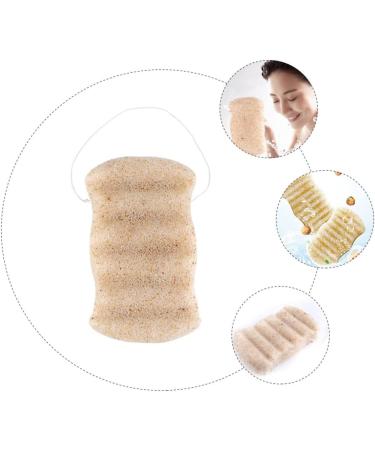DOITOOL 1pc Bath Cotton Exfoliating Puff Portable Sponge Face Sponge Charcoal Crutch Handle Covers Glove Bath Sponge Wash Round Bath Sponges for Shower Facial Clean Gum - Buy Online on GoSupps.com