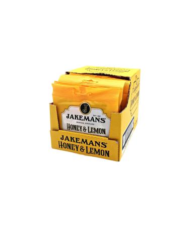 Jakemans Honey & Lemon 73g - Pack of 12 - Soothing Menthol Lozenges - Suitable for Vegetarians Yellow Honey 73 g (Pack of 12) - Buy Online on GoSupps.com