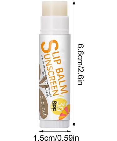  Sloane Sun Protection Balm Super Soft Organic Moisturizer SPF 30 Lip Balm with Fruit Aroma Long Lasting Moisturizer - Buy Online on GoSupps.com