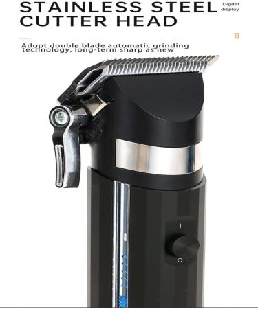 Pro Hair Clipper - Professional Men's Electric Hair Clipper for Salon Use | High-Power Gradual Fader in Black - International Shipping - Buy Online on GoSupps.com