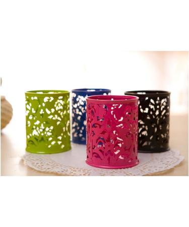 Demarkt Makeup Brush Keeper & Organizer - Black Makeup Brush Container | Storage Holder 10x8.2cm - Buy Online on GoSupps.com