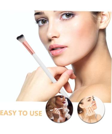 Mikinona white brush for nose contour Concealer Brush brush for nose makeup contour brush 18.50X1.00X1.00CM White - Buy Online on GoSupps.com