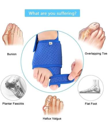 Breathable Bale Toe Splint - Elastic Large Toe Rail for Pain Relief | Day & Night Support for Men & Women - Buy Online on GoSupps.com