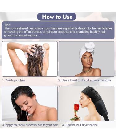 Lanskylan Dry Hood Hair Dryer Cap - Elastic Band Heat Hood for Ladies | Hair Care & Drying Solution - Buy Online on GoSupps.com