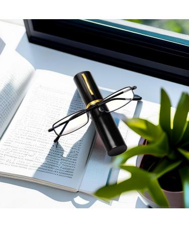 VANANA Slim Pocket Reading Glasses - Blue Light Blocking Lens Compact Magnifying Readers Unisex Pack of 2 (Black 3.0x) - International Shipping Available - Buy Online on GoSupps.com