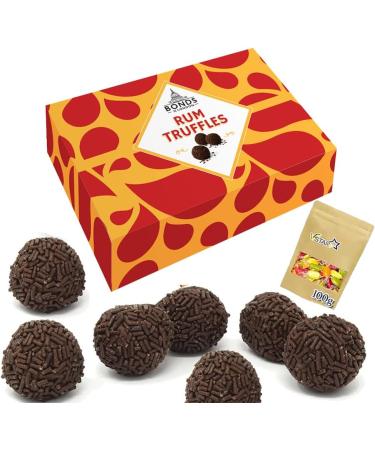 Rum Truffles Chocolate Box 150g - Pack of 2 -With Mixed Boiled Sweets Bag 100g - Buy Online on GoSupps.com