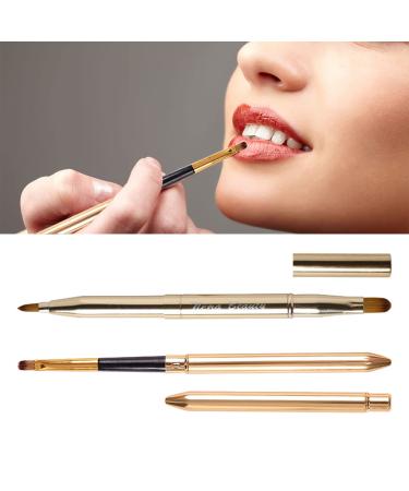 Revolving lip brush portable lip brush lip brush lip brush lip brush portable applicator for lipstick lip gloss for lipstick and lipstick 2 pieces