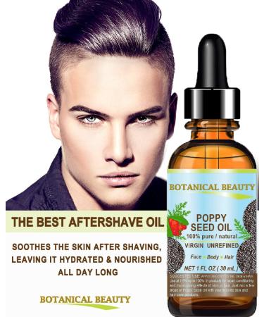 Botanical Beauty Poppy Seed Oil 100% Pure & Unrefined - Anti-Aging Vitamin E Oil for Face Skin Hair & Nails | 0.5 Fl. oz | Cold Pressed - Buy Online on GoSupps.com