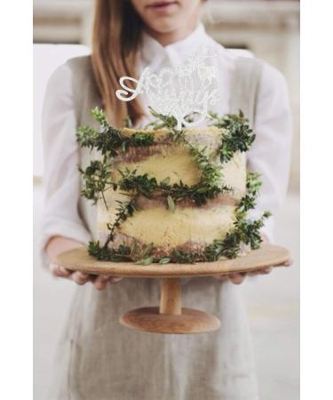 Silver Glitter Always Wedding Cake Topper After All This Time Always Wedding Cake Topper Wedding/Engagement/Anniversary/Bridal Shower Party Decorations Cake Topper with Elk - Buy Online on GoSupps.com