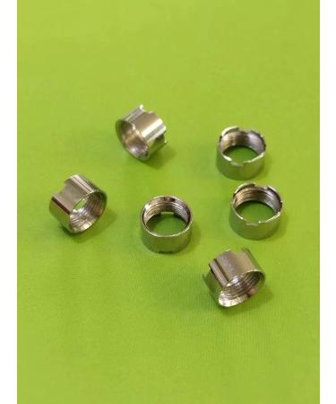 6 Pack Silver 510 Thread Magnetic Ring Adapter Connectors - Compatible with Vape Pens - Buy Online on GoSupps.com