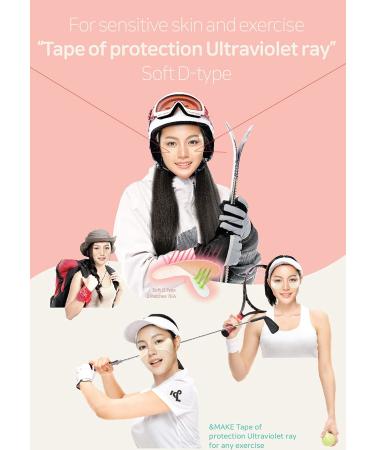Sensitive Skin 99.5% Sunscreen Patch - D Type (7 Pairs) | Sun Protection for Golf & Facial Use - Buy Online on GoSupps.com