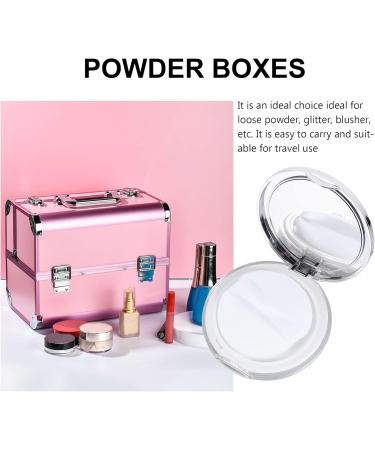  POPETPOP POPETPOP 4 Pieces Loose Powder Box Sample Containers Bulk Powder Puff Small Plastic Container Powder Container Powder Case 5g Miniature Compact Foundation - Buy Online on GoSupps.com