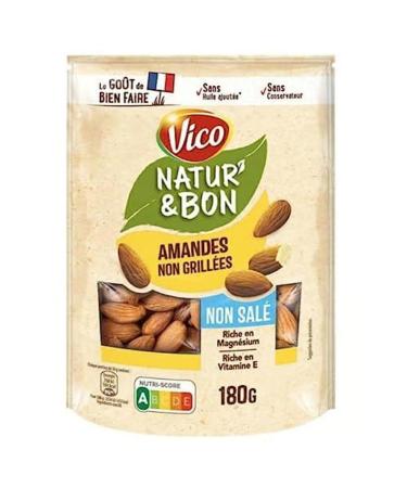 NATURBON Natur &bon natural almonds 180g - Pack of 180g