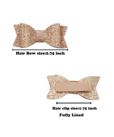 30PCS 2.75'' Sparkly Sequin Glitter Hair Bows for Baby Girls with Alligator Clips - Hair Barrettes Accessory for Girls, Toddlers, Kids, Teens - Pack of 30 - Buy Online on GoSupps.com