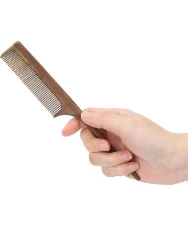 Handmade Sandalwood Rat Tail Comb for Hair Beard Prevents Tangles Relieves Scalp Irritation Round Teeth Dense Comb Teeth - Buy Online on GoSupps.com