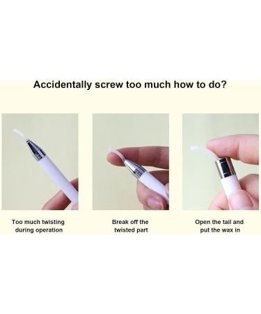 Nail Art Manicure Art Drill Rhinestone Dotting Pencil | Rhinestone Art Portable Dotting Nail Too for Home Travel Business Trip Apartment White - Buy Online on GoSupps.com