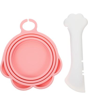 Balacoo 3 Sets Pet Can Lid Stretch Lids Pet Can Covers Lids Pet Food Can Supplies Top Cover Replaceable 12X10X1CMx3pcs Pinkx3pcs - Buy Online on GoSupps.com