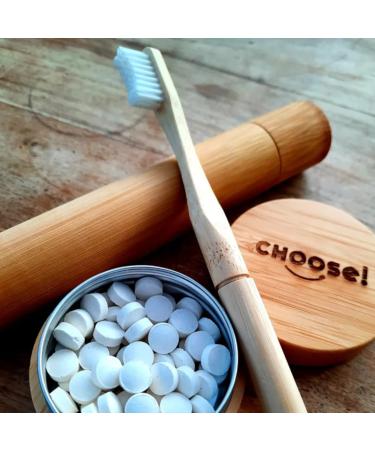 Choose Tooth Cleaning Tablets - Family Box 180 Tabs | Eco-Friendly Vegan Toothpaste Tablets | 3-Month Supply with Fluoride - Buy Online on GoSupps.com