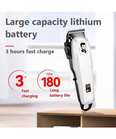 Professional Cordless Hair Clippers for Men - Electric Hair Trimmer with LED Display - International Shipping Available - Buy Online on GoSupps.com
