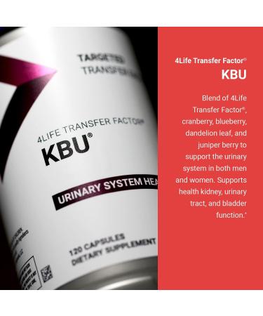 4Life Transfer Factor KBU - Kidney, Bladder & Urinary Health Support - 120 Capsules - Buy Online on GoSupps.com