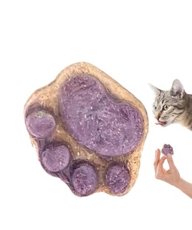 Kitten Treats - Cat Treats for Indoor Cats - Natural Healthy Cat Snacks Treats | Cat Paw Biscuits Cat Treat | Dry Cat Treats Kitten Treats | Kitten Treats Paw Shape Cat Food Treats | Treats for Cat Purple - Buy Online on GoSupps.com