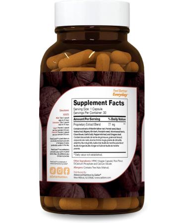 Zahler - ParaGuard Capsules - Gut Health Supplement - Formula has Wormwood Garlic Bulb Pumpkin Seed Clove & More - Natural Support for Humans - Certified Kosher 30 Count 30 Count (Pack of 1) - Buy Online on GoSupps.com