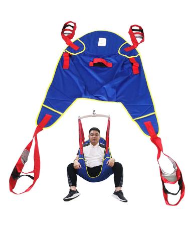 Patient Lift Stair Slide Sling Patient Lift Transferring Pads 90/150 Kg Max Load 4 Sling Points and Height Adjustable Durable Pearl Cotton and Nylon Fabric for Disabled Seniors Medium