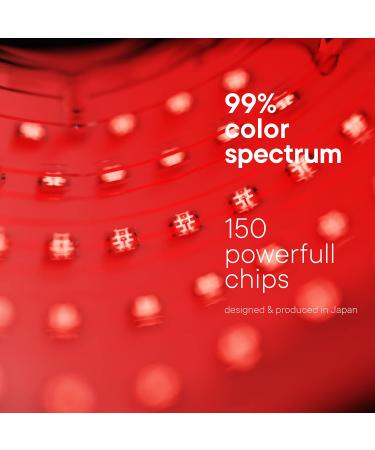 Aphrona Moonlight LED Facial Mask - Red Blue Light Therapy for Acne & Wrinkle Reduction - Buy Online on GoSupps.com