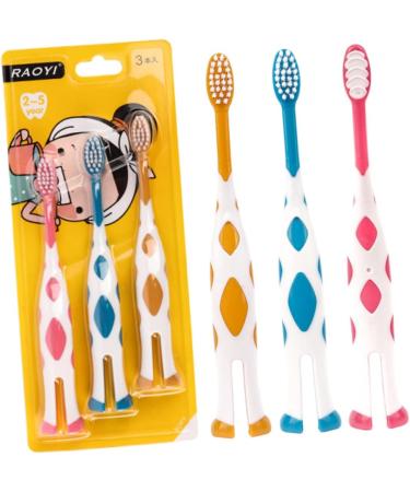 Beavorty 12-Pack Biodegradable Baby Toothbrushes for Kids - Travel-Friendly Handheld Toothbrush Set - Buy Online on GoSupps.com