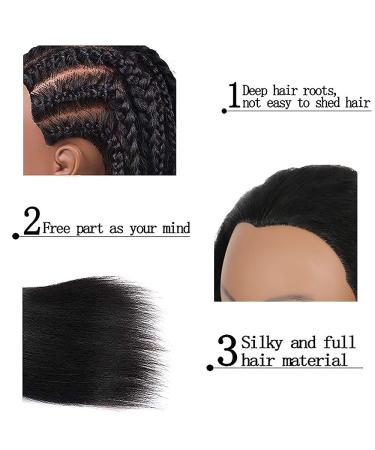 Real Hair Mannequin Head for Hairdresser Training with Free Clamp - 14 inch-D3 - Buy Online on GoSupps.com