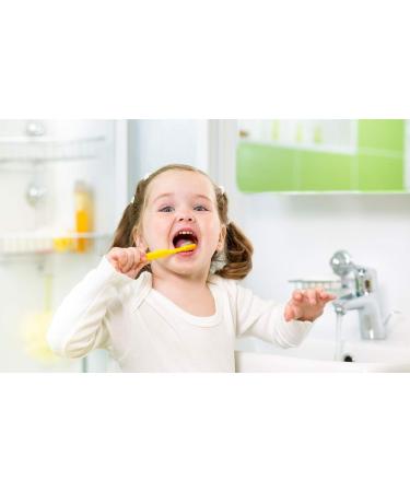 Dukal Orange Toothbrushes 144 Pack - Short Handle, Soft Bristles, Rounded Tips, Ideal for Sensitive Enamel - Individually Packaged - Buy Online on GoSupps.com